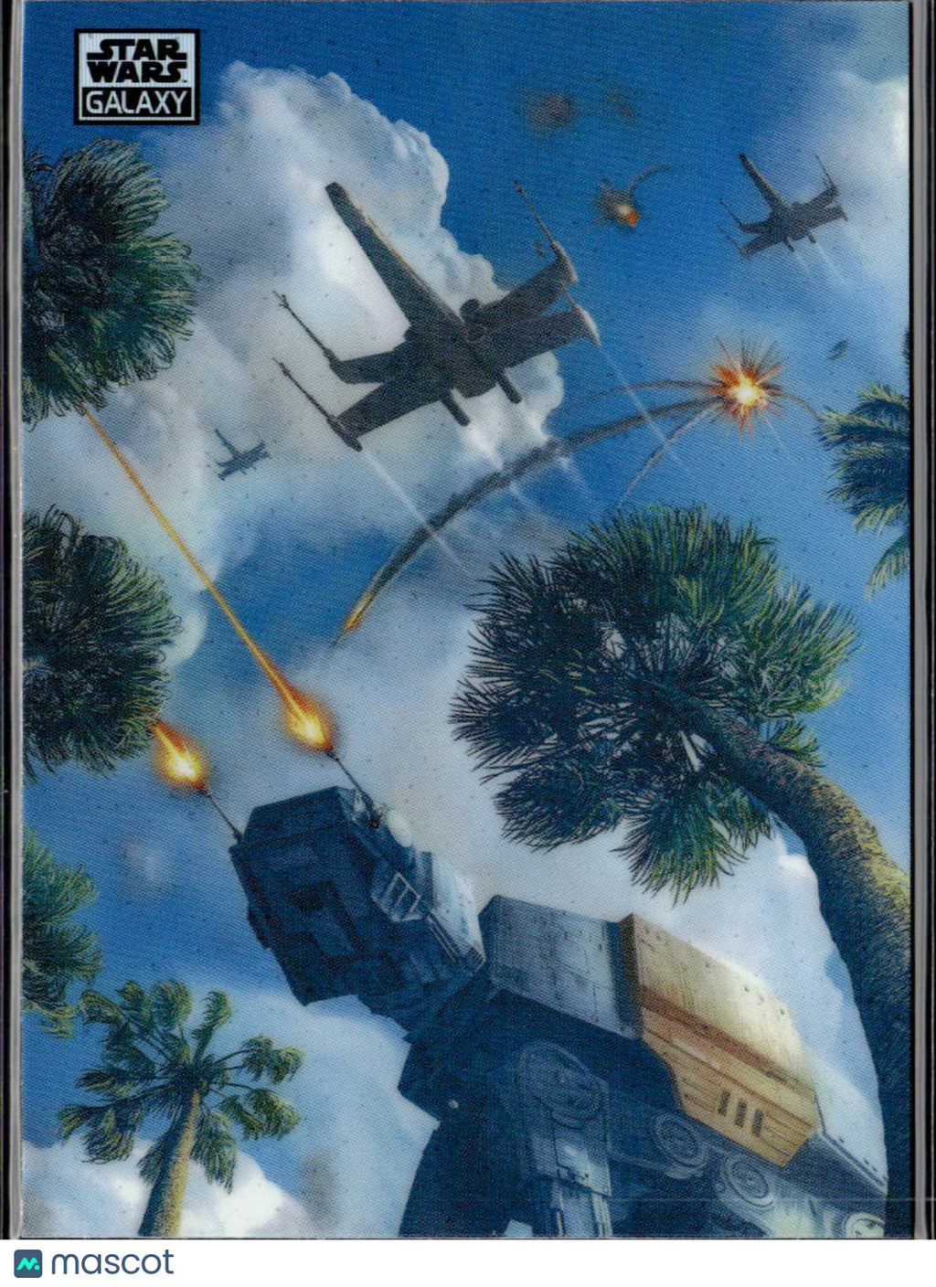 Scarif Attack 2026 Topps Star Wars Galaxy Refractor #67