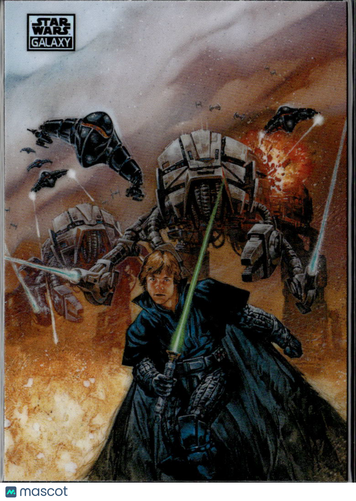 New Day for Luke Skywalker 2026 Topps Star Wars Galaxy Refractor #97