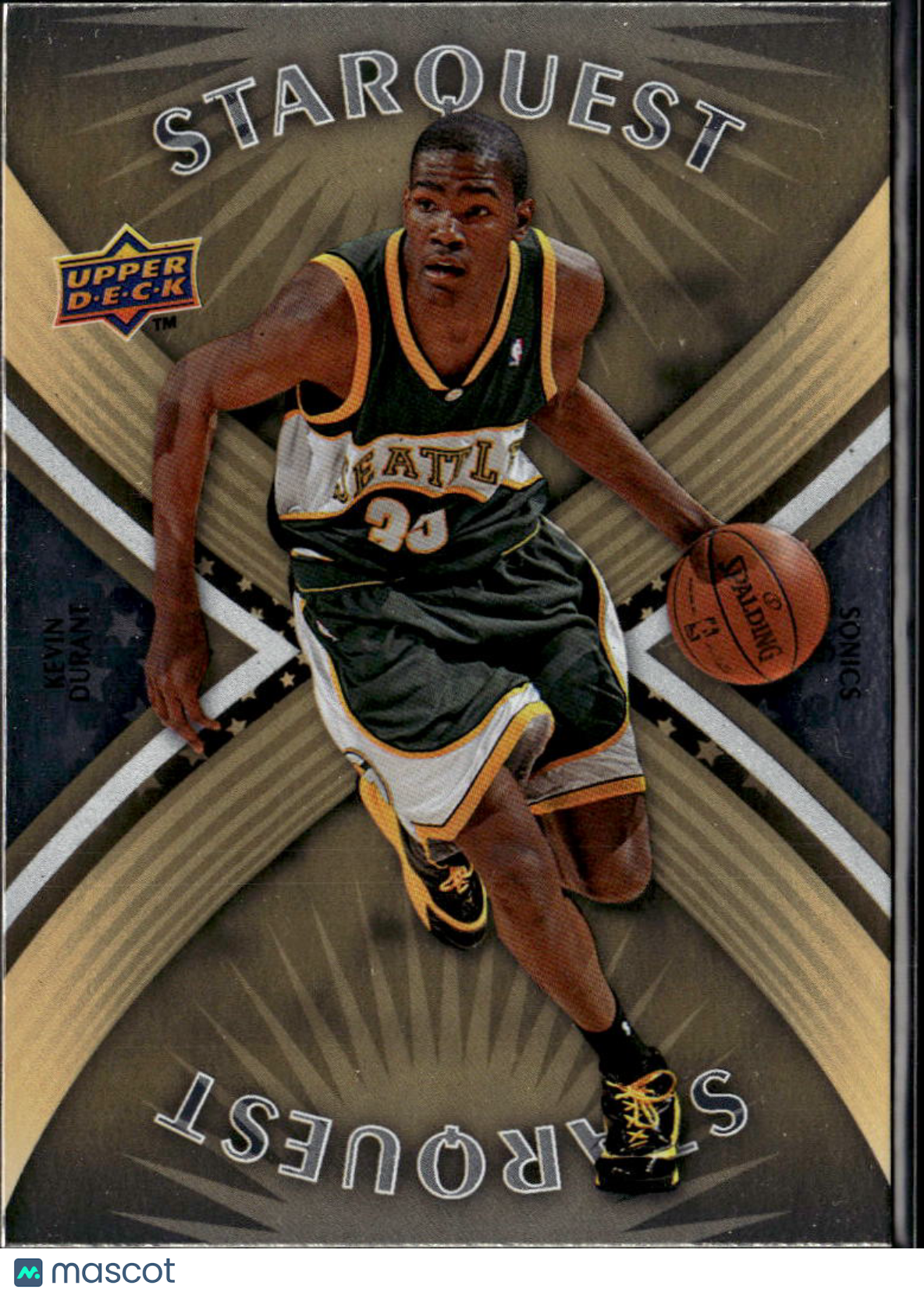 Kevin Durant 2008 Upper Deck StarQuest Ultra Rare Seattle Sonics