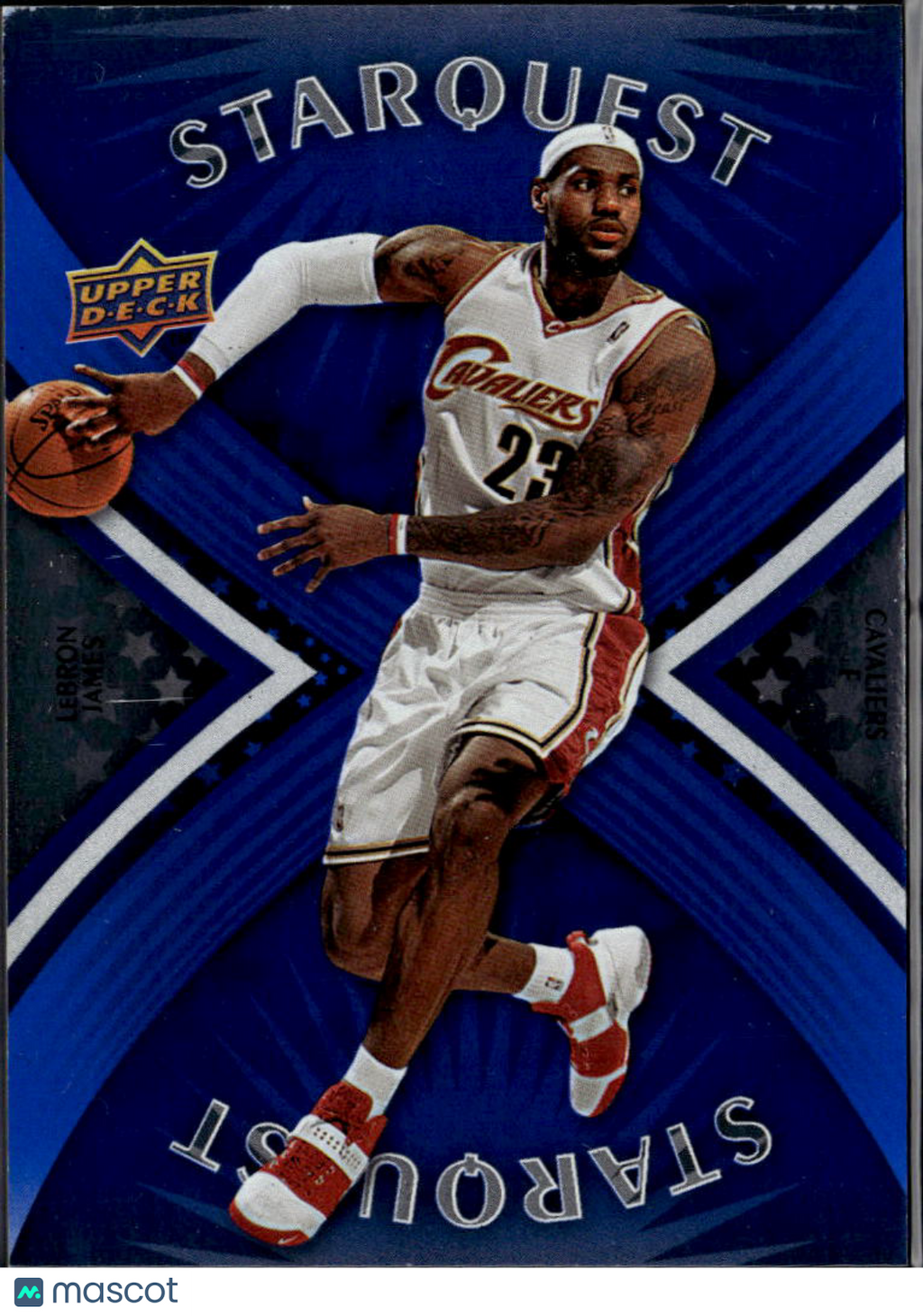 LeBron James 2008 Upper Deck Starquest Super Rare Blue Cleveland Cavaliers