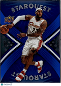 LeBron James 2008 Upper Deck Starquest Super Rare Blue Cleveland Cavaliers