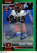 Colbie Young 2026 Topps RC Auto Green Cincinnati Bengals
