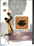 Kobe Bryant 2001 Upper Deck SP Game Used Floor Los Angeles Lakers
