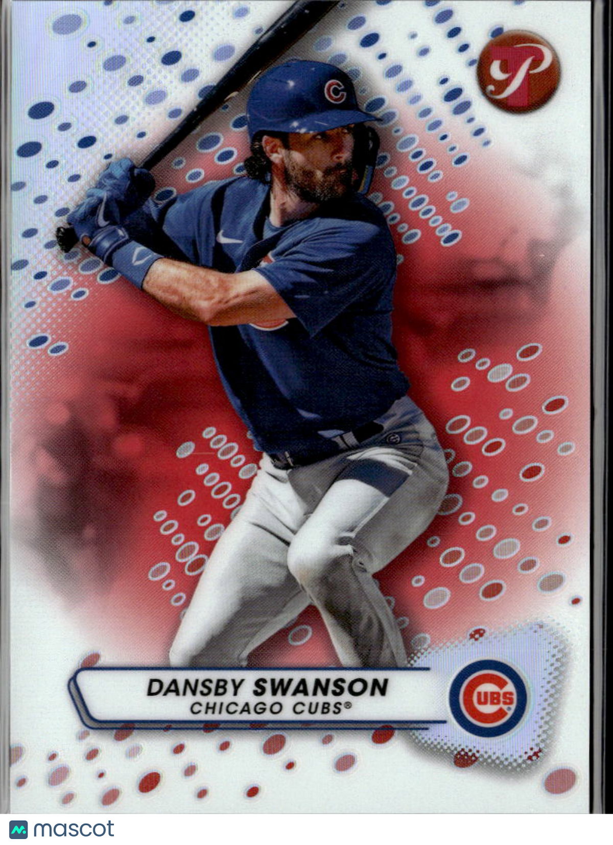 Dansby Swanson 2023 Topps Pristine Red Refractor 2/5 Chicago Cubs