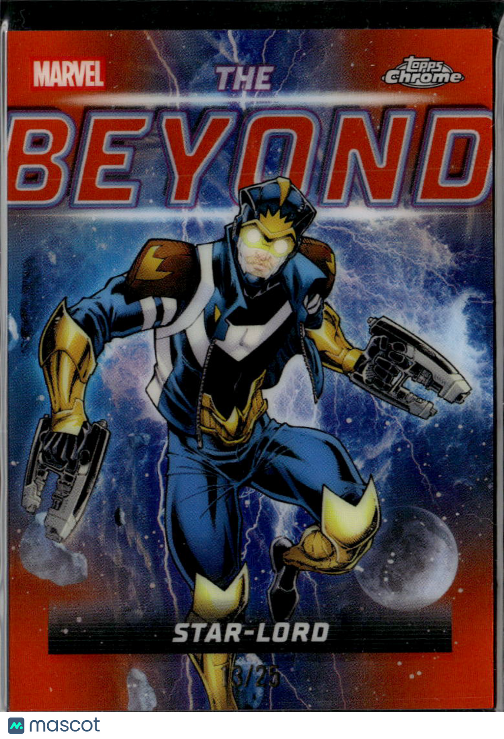 Star Lord 2026 Topps Chrome Marvel Orange Refractor 3/25 #TB-15