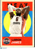 LeBron James 2010 Panini Past & Present SSP SHORTPRINT #13 Miami Heat