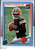 Shedeur Sanders 2025 Optic Rated Rookie HOLO RC Cleveland Browns