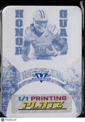 Ollie Gordon II 2025 Leaf Eclectic RC Cyan Printing Plate Oklahoma State 1/1