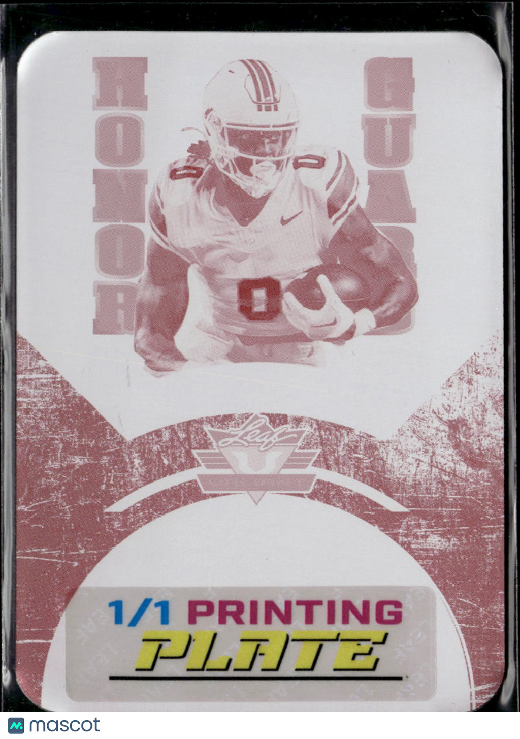 Ollie Gordon II 2025 Leaf Eclectic RC Magenta Printing Plate Oklahoma State 1/1