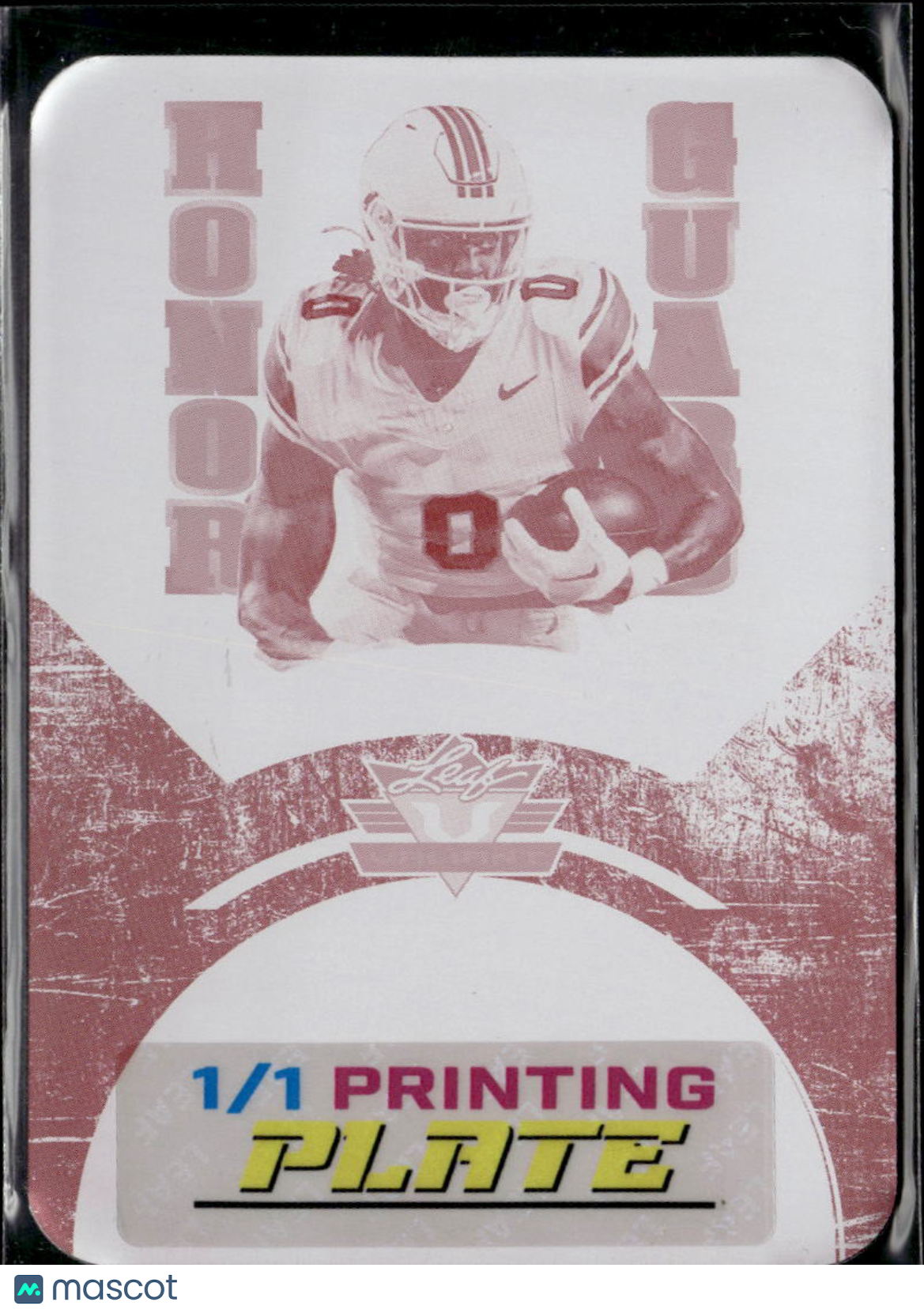 Ollie Gordon II 2025 Leaf Eclectic RC Magenta Printing Plate Oklahoma State 1/1