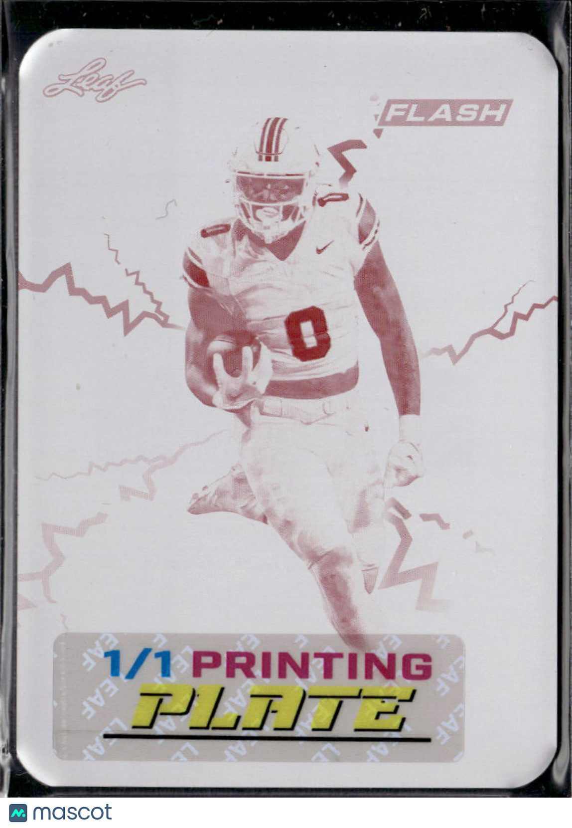 Ollie Gordon II 2025 Leaf Eclectic RC Magenta Printing Plate Oklahoma State 1/1