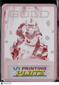 Ollie Gordon II 2025 Leaf Eclectic RC Magenta Printing Plate Oklahoma State 1/1