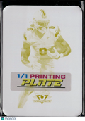 Ollie Gordon II 2025 Leaf Eclectic RC Yellow Printing Plate Oklahoma State 1/1