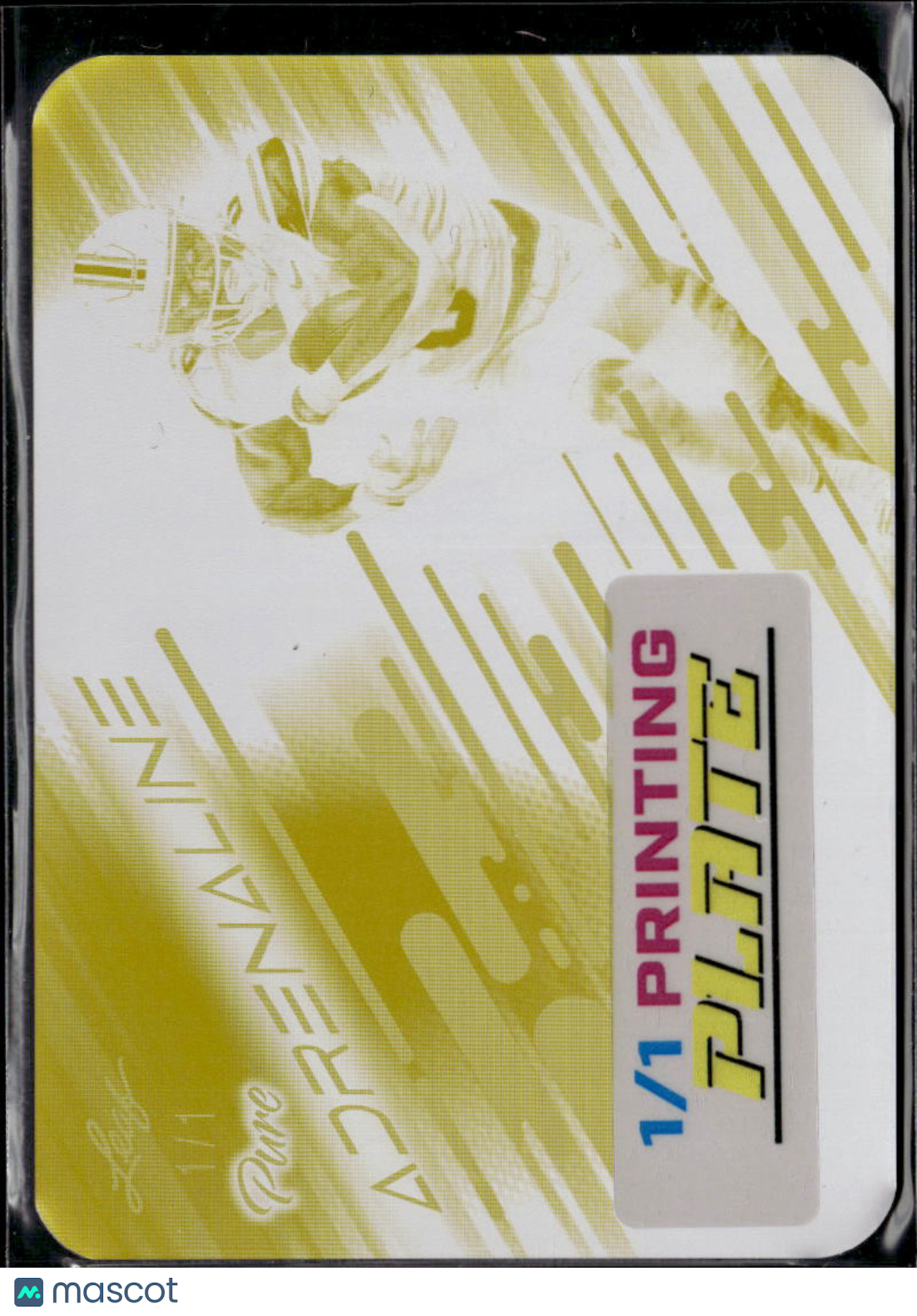Ollie Gordon II 2025 Leaf Eclectic RC Yellow Printing Plate Oklahoma State 1/1