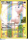 Mew 2016 XY Holo Black Star Promo #XY110