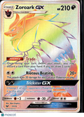 Zoroark GX 2017 Shining Legends Rainbow Secret Rare SR FA HR #77/73