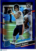 Tyson Bagent 2023 Optic Rated Rookie Blue Hyper RC Chicago Bears
