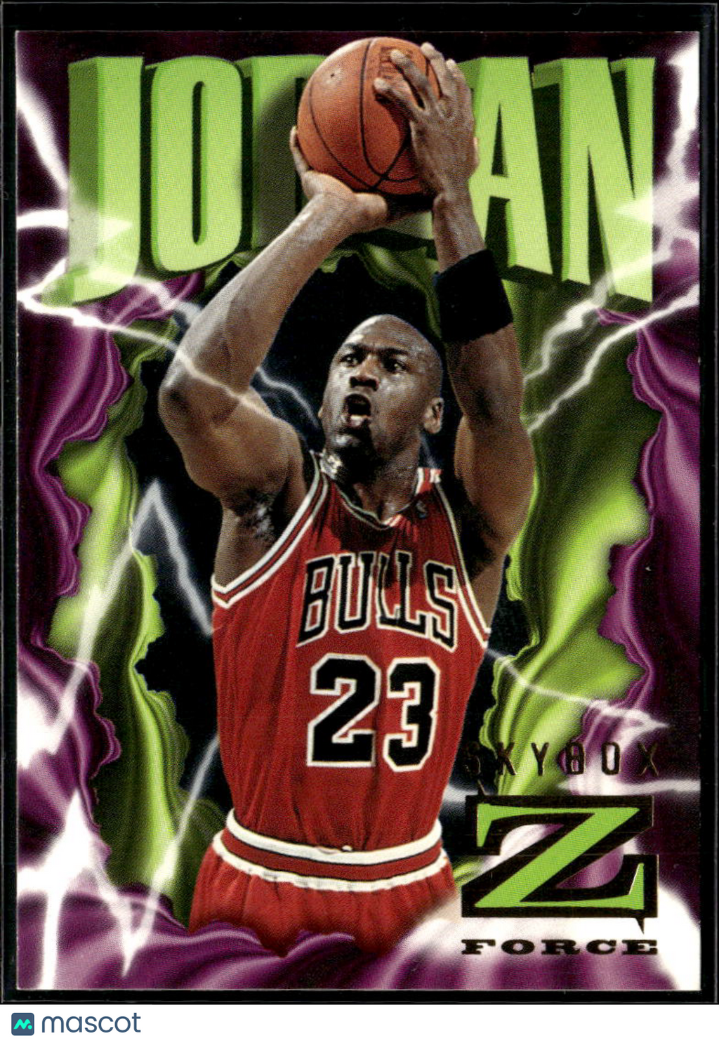 Michael Jordan 1996-97 SkyBox Z-Force #11 Chicago Bulls