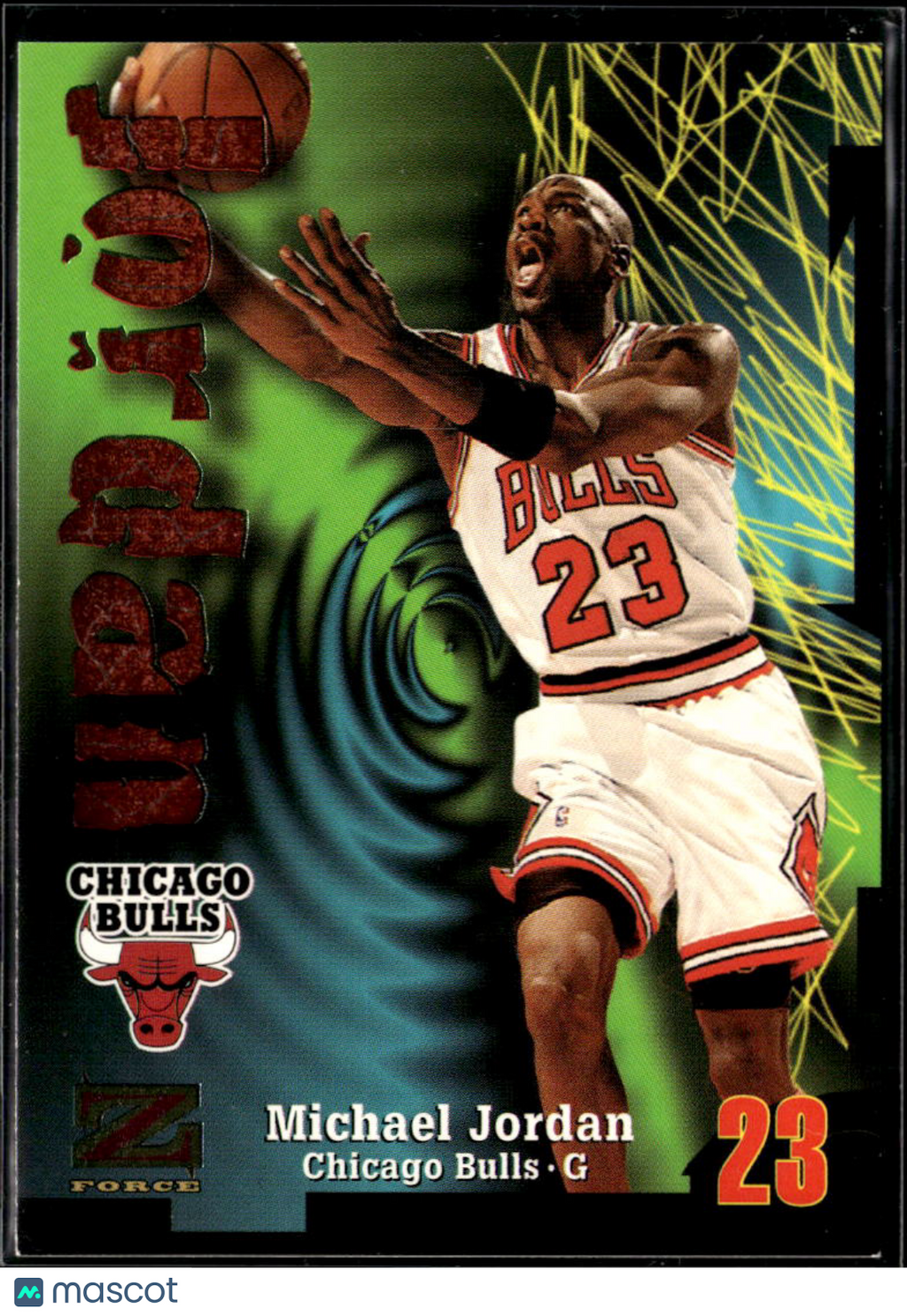 Michael Jordan 1997-98 SkyBox Z-Force #23 Chicago Bulls