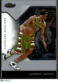 LeBron James 2004-05 Topps Finest #23 Cleveland Cavaliers