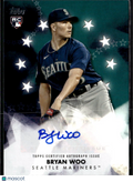 Bryan Woo 2024 Topps Stars Auto Autograph RC Seattle Mariners