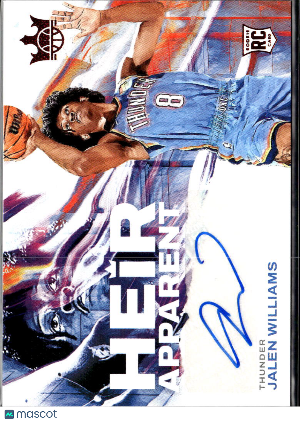 Jalen Williams 2022-23 Court Kings Auto Autograph RC 55/99 Oklahoma City Thunder
