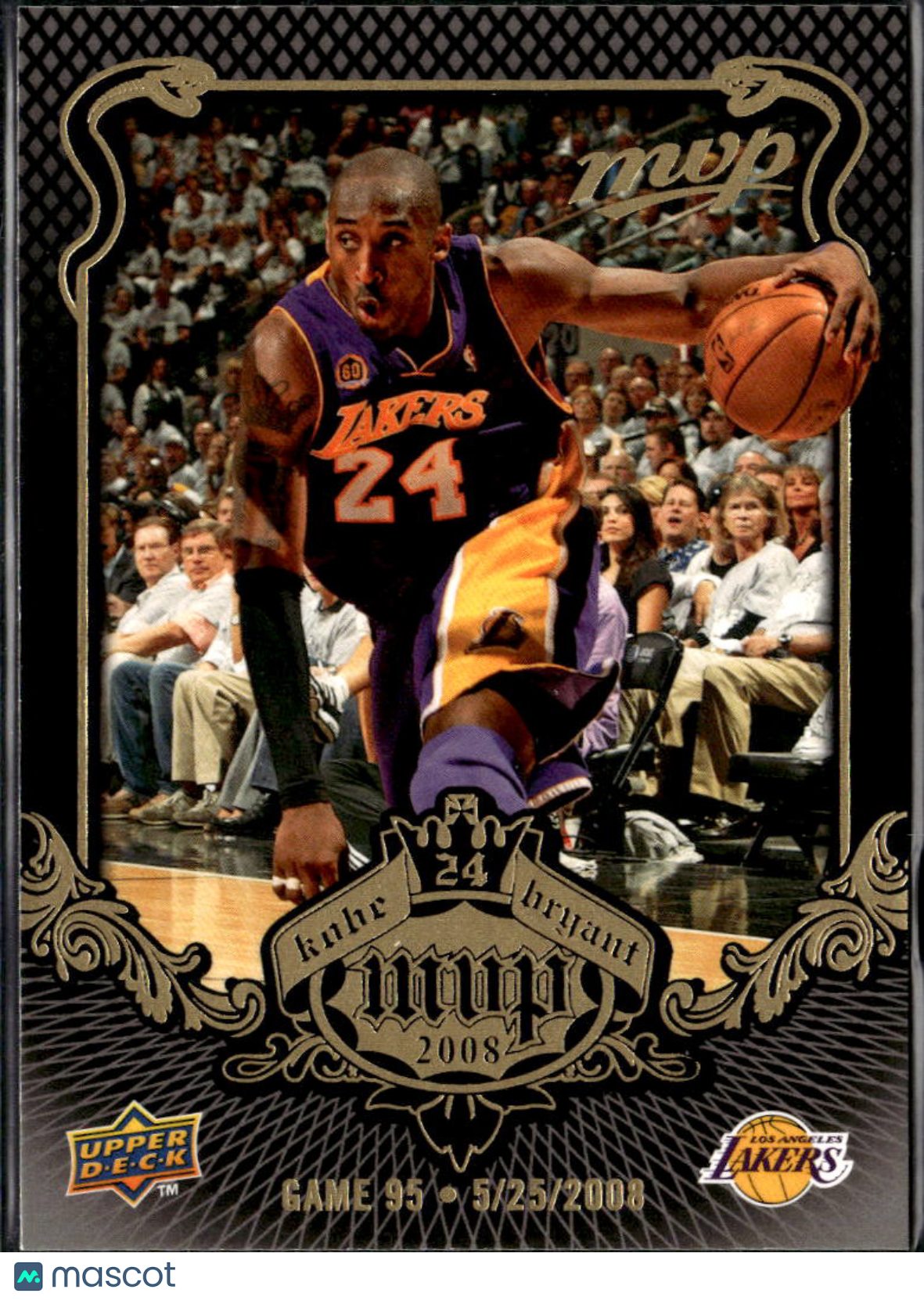 Kobe Bryant 2008 Upper Deck MVP #92 Los Angeles Lakers