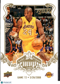 Kobe Bryant 2008 Upper Deck MVP White Los Angeles Lakers
