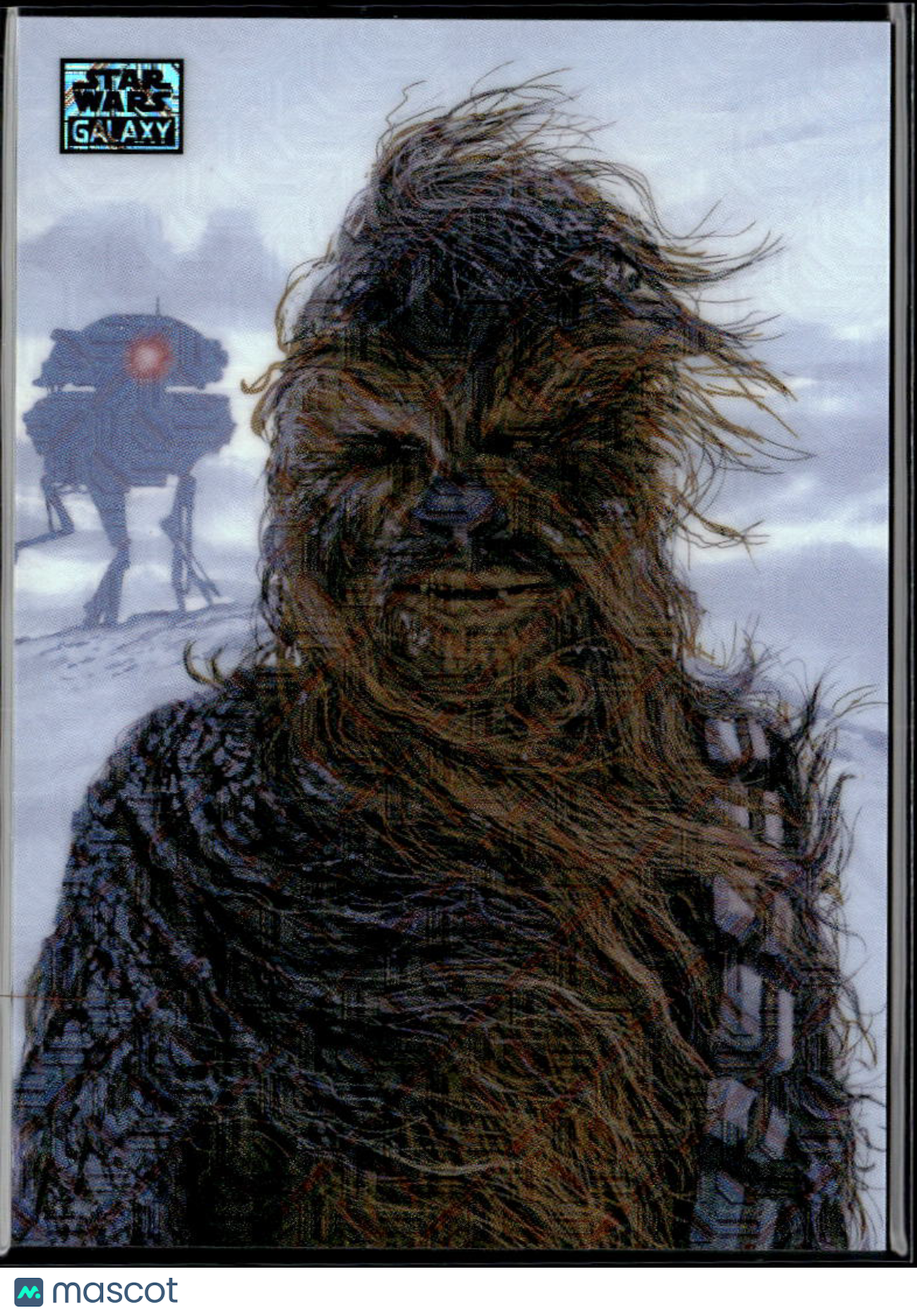 Chewbacca on Hoth 2026 Topps Star Wars Galaxy Mojo Refractor 21/50 #10