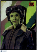 Hera Syndulla 2026 Topps Star Wars Chrome Galaxy Orange Refractor 11/25 #POWW-3