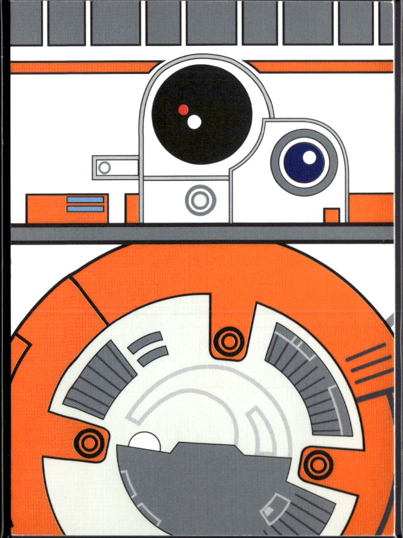 Reunited With Poe Dameron Topps Star Wars Masterwork 252/299 #BB8-6