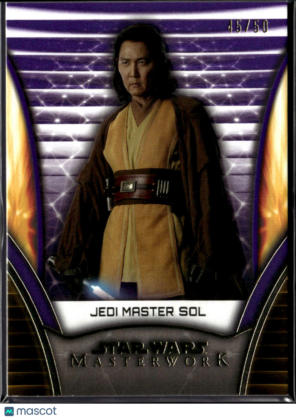 Jedi Master Sol Topps Star Wars Masterwork Purple 45/60 #4