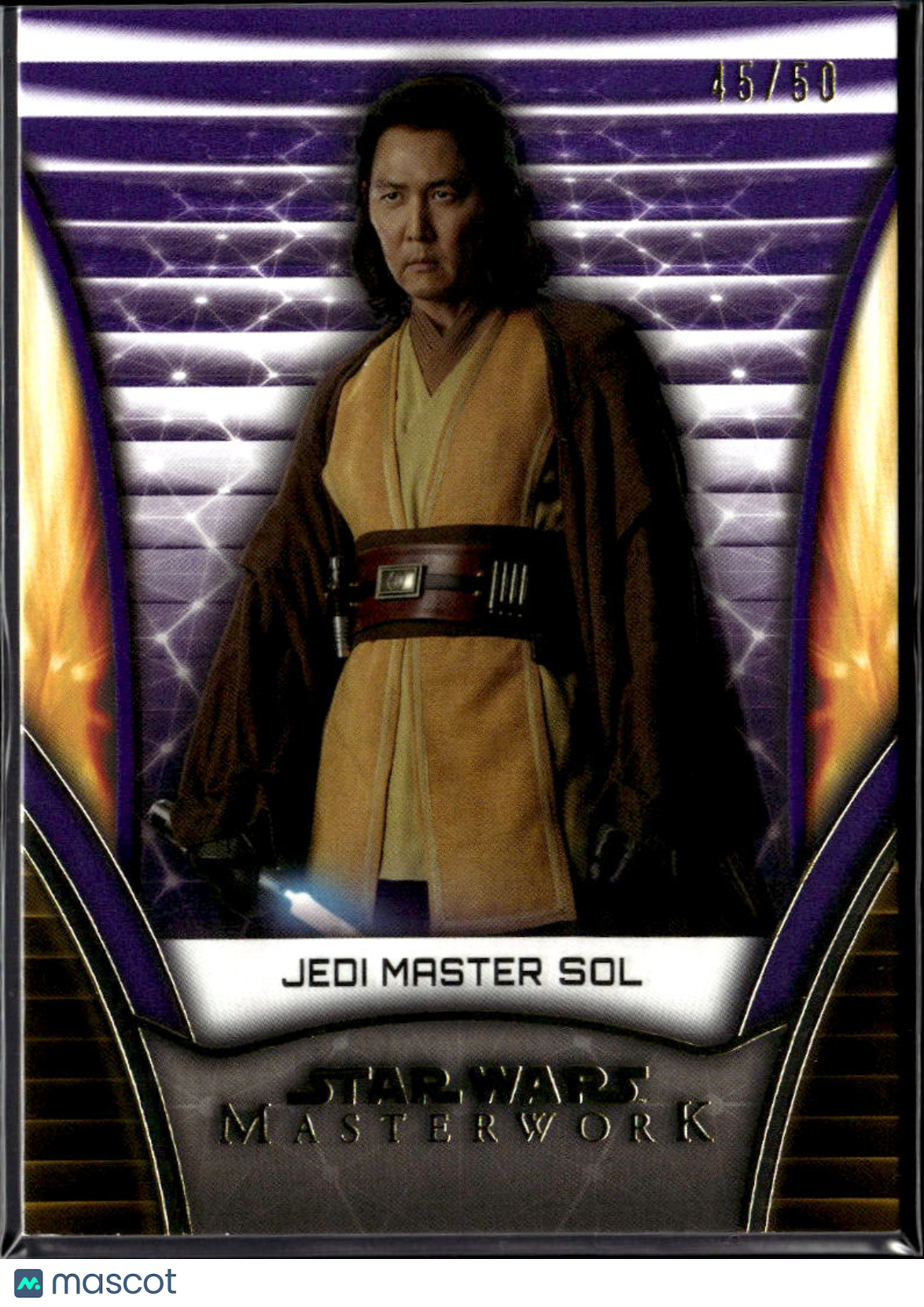 Jedi Master Sol Topps Star Wars Masterwork Purple 45/60 #4