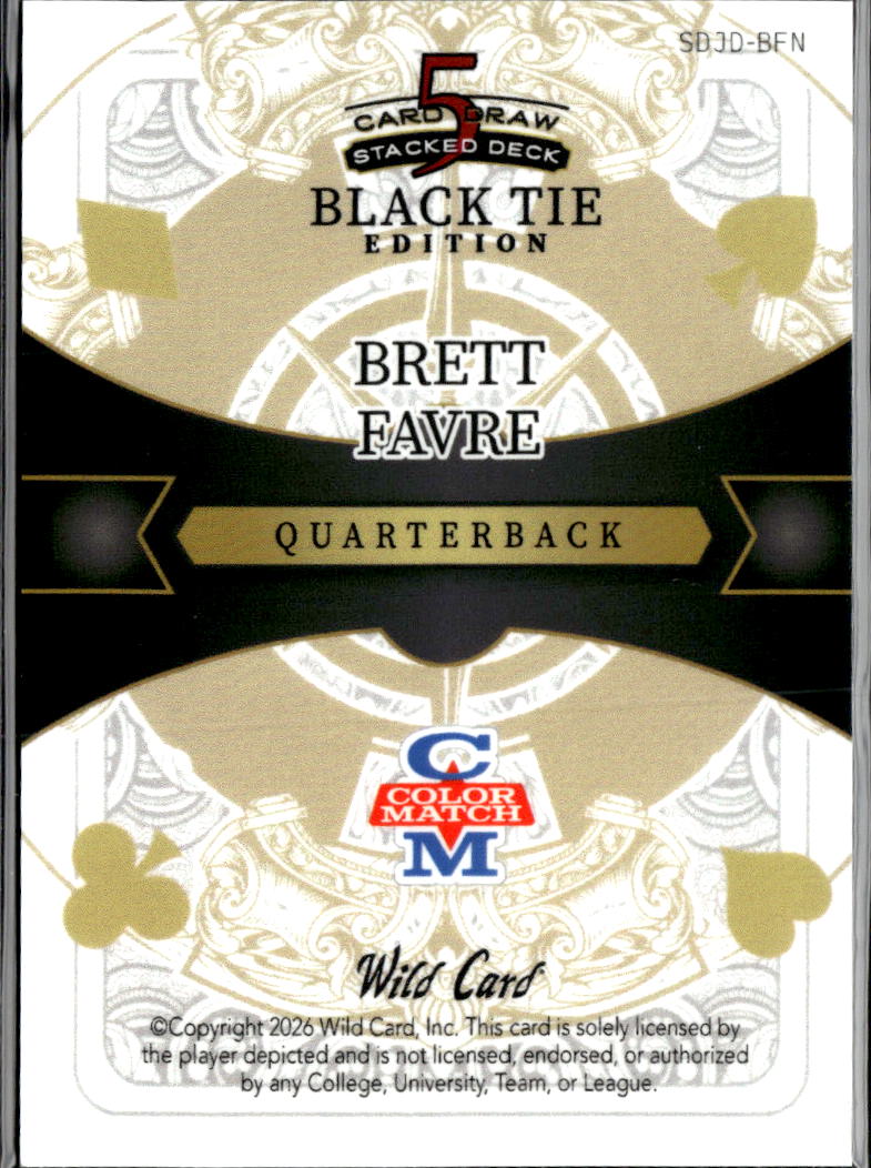 Brett Favre 2026 Wild Card 1/1 Green Bay Packers