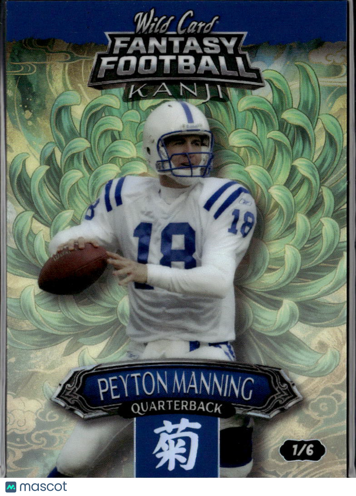 Peyton Manning 2026 Wild Card Kanji Green 1/6 Indianapolis Colts