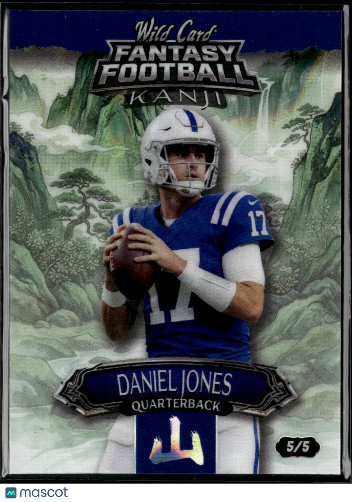 Daniel Jones 2026 Wild Card Fantasy Football Kanji Indianapolis Colts 5/5