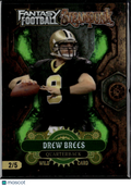 Drew Brees 2026 Wild Card Fantasy Football Steampunk 2/5 New Orleans Saints