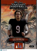 Joe Burrow 2026 Wild Card Fantasy Football Kanji 2/6 Cincinnati Bengals