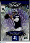 Dak Prescott 2026 Wild Card Fantasy Football Kanji 4/5 Dallas Cowboys