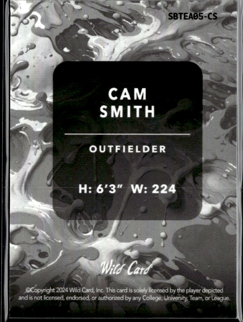Cam Smith 2024 Wild Card Splat Rookie RC Houston Astros 1/2