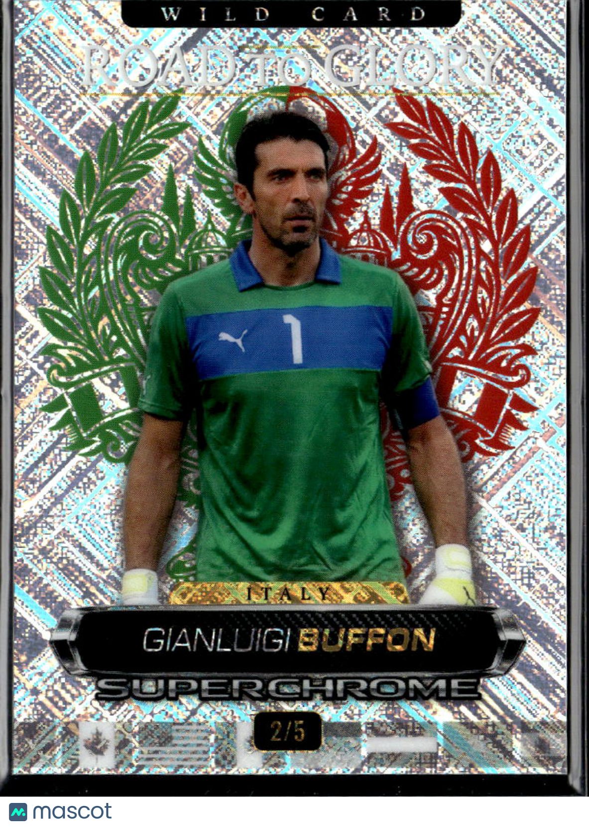 Gianluigi Buffon 2026 Wild Card Road to Glory Superchrome 2/5 Italy