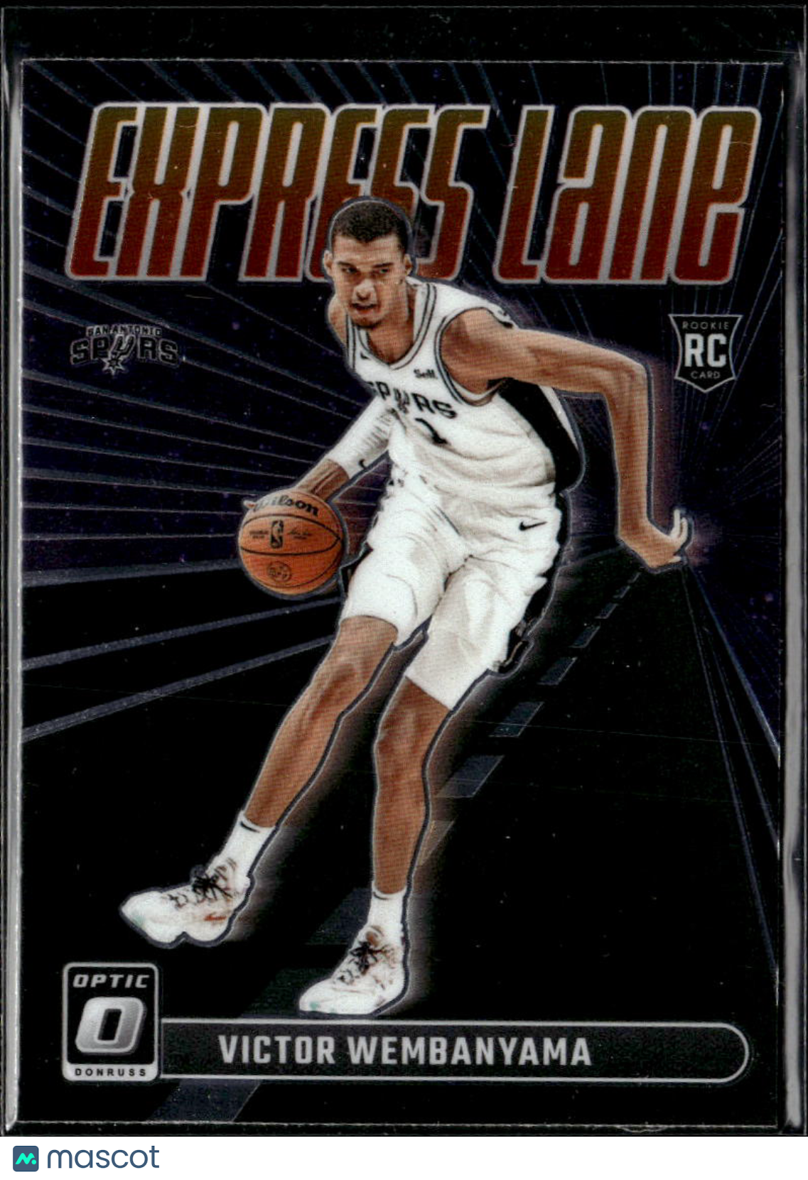 Victor Wembanyama 2023-24 Optic Express Lane Rookie RC San Antonio Spurs