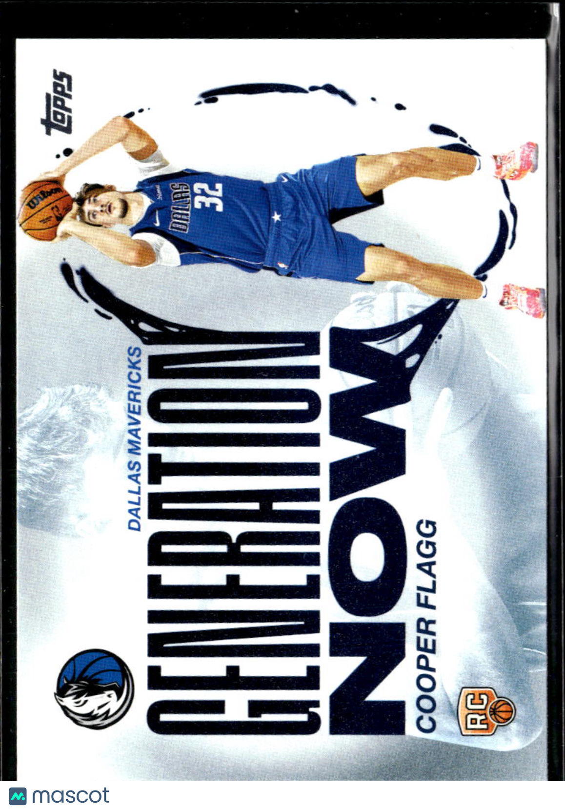 Cooper Flagg 2025 Topps Generation Now Rookie RC Dallas Mavericks