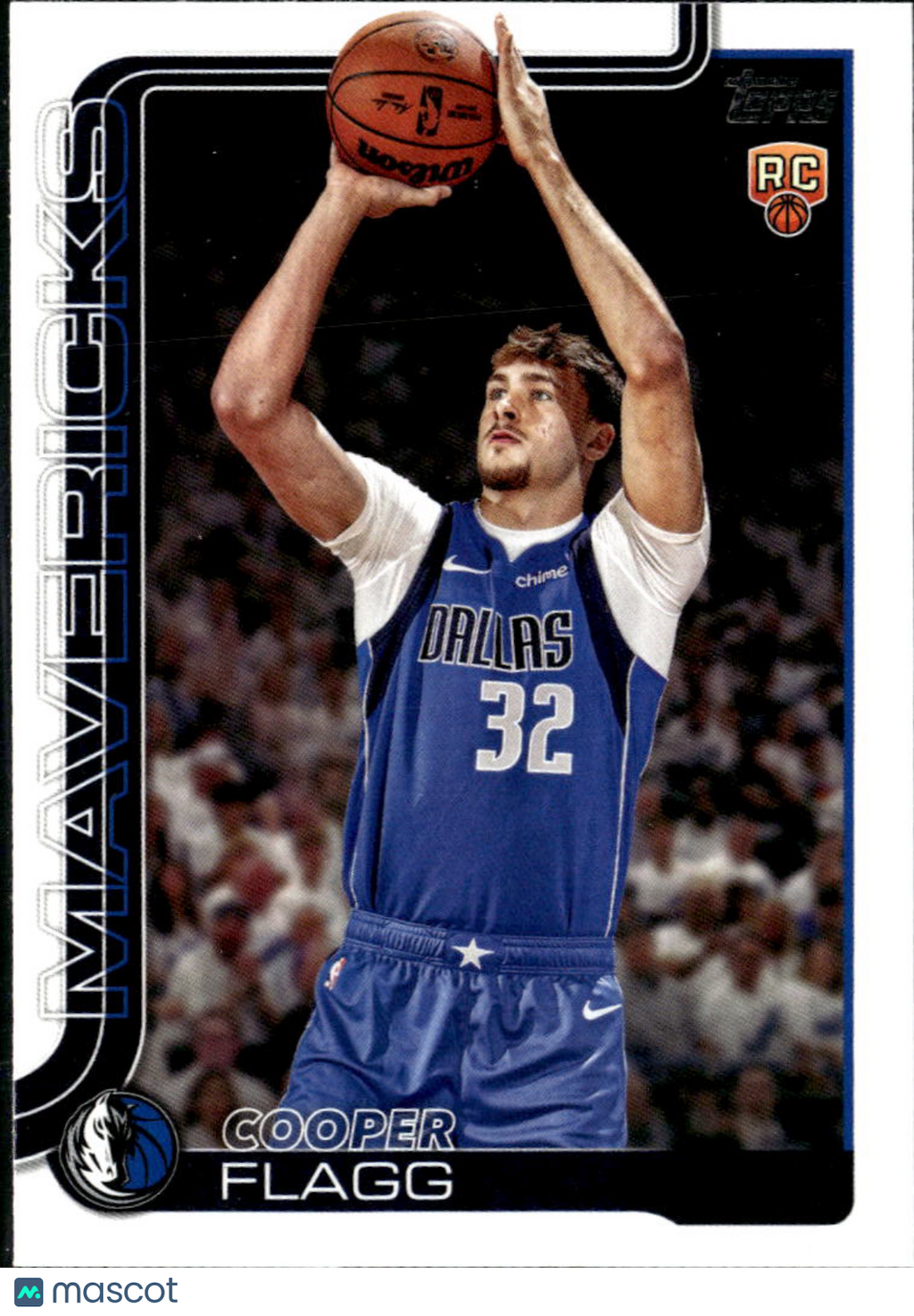 Cooper Flagg 2025 Topps Rookie RC Dallas Mavericks
