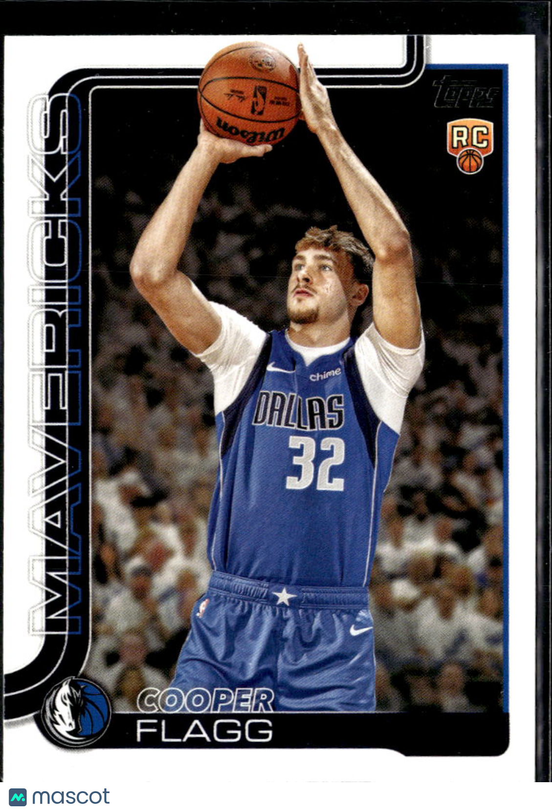 Cooper Flagg 2025 Topps Rookie RC Dallas Mavericks