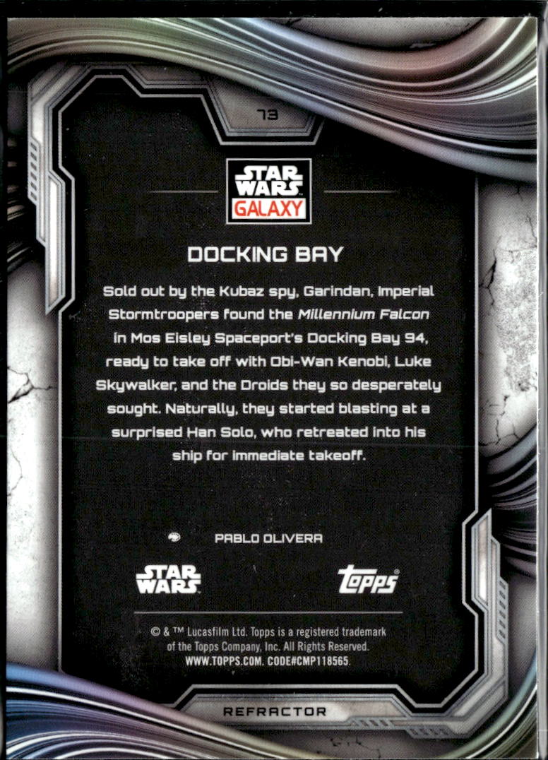 Docking Bay 2025 Topps Star Wars Galaxy Chrome Refractor #73