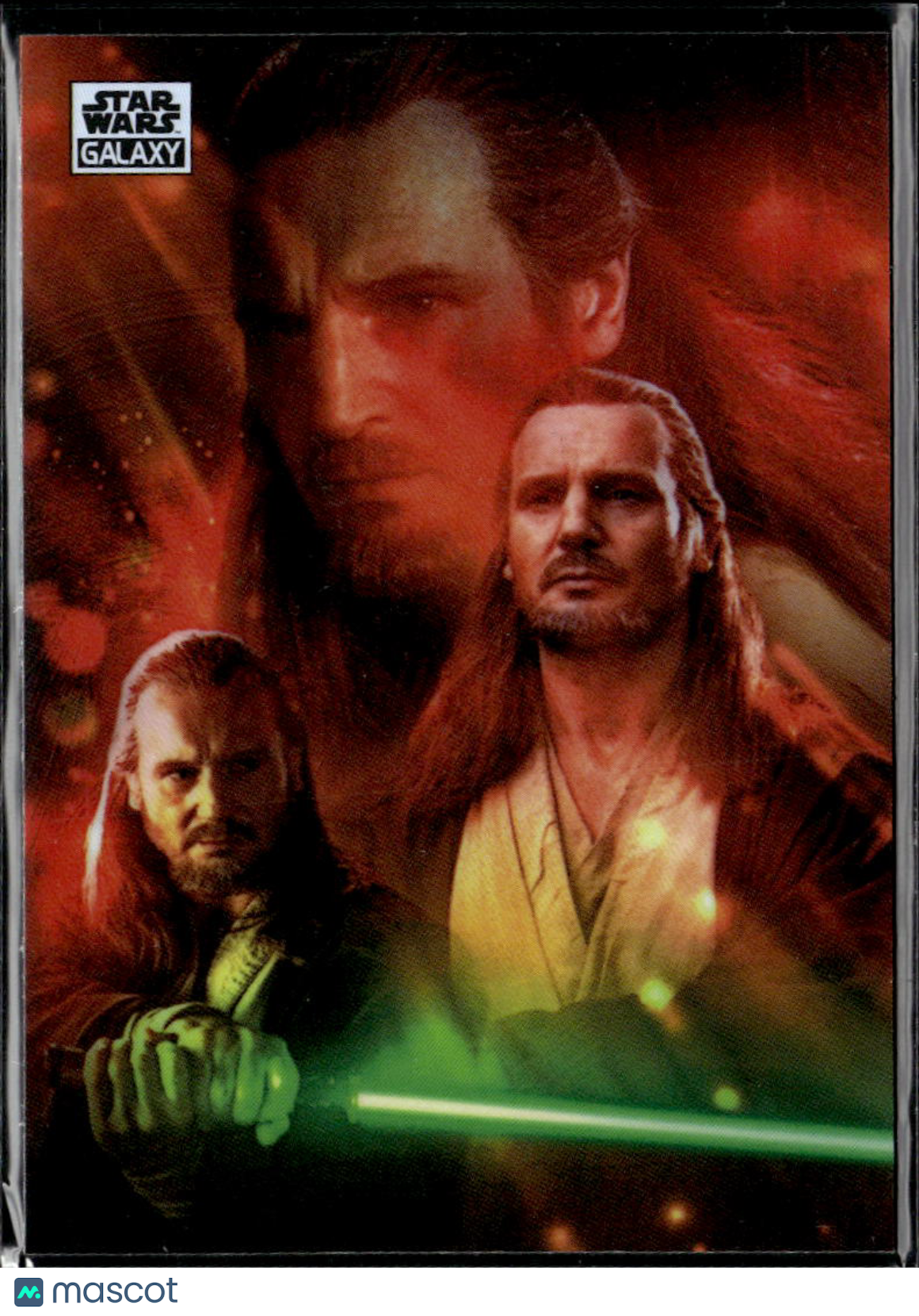 Qui-Gon Jin 2025 Topps Star Wars Galaxy Refractor #15