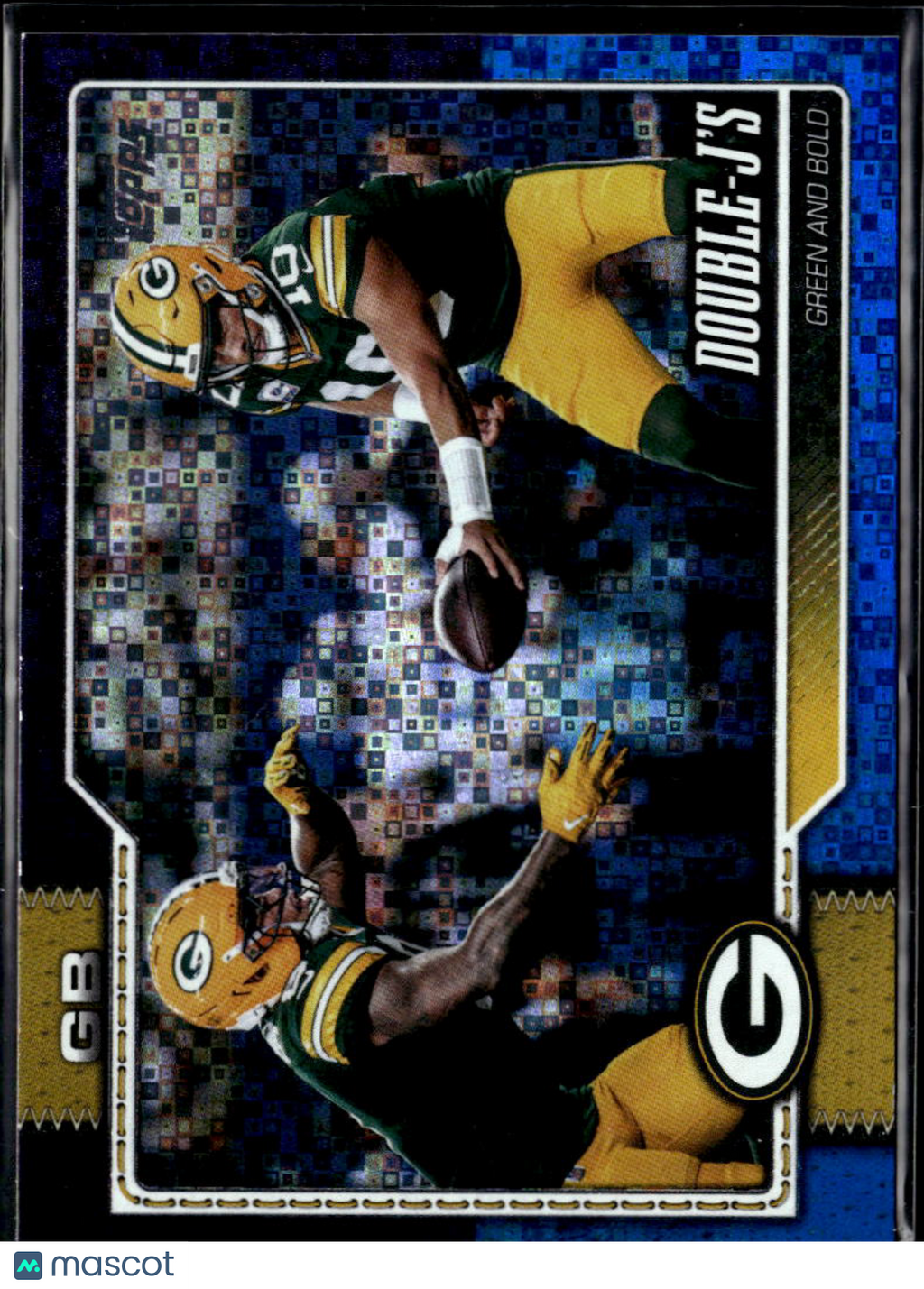 Josh Jacobs Jordan Love 2026 Topps Blue 189/250 Green Bay Packers