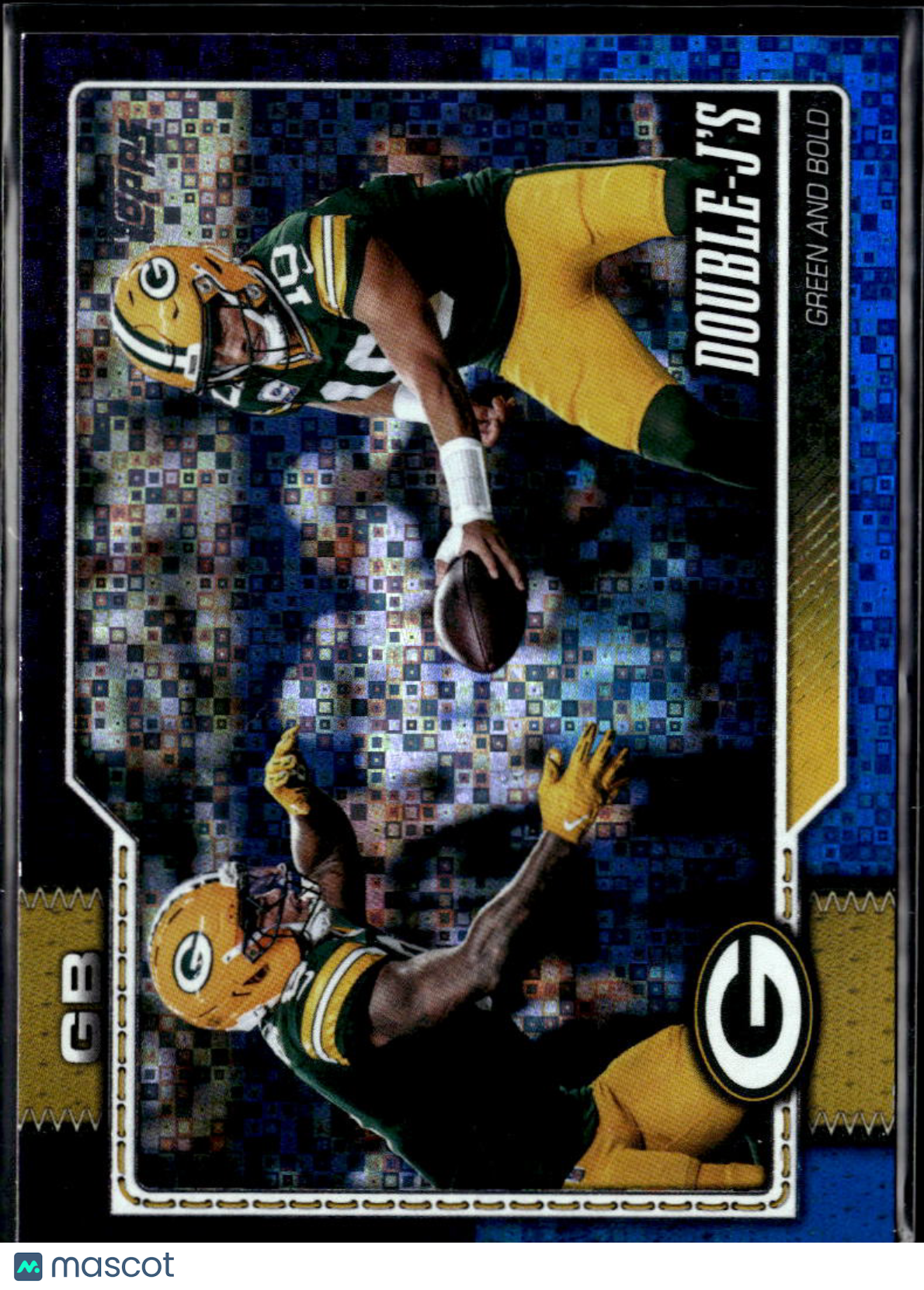 Josh Jacobs Jordan Love 2026 Topps Blue 189/250 Green Bay Packers
