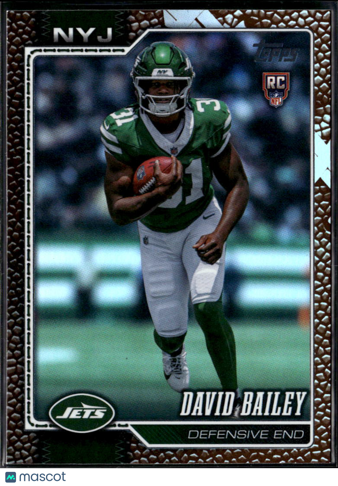 David Bailey 2026 Topps Pigskin Rookie RC New York Jets